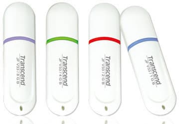 Transcend JetFlash V33 — изящный USB-накопитель объемом до 8 ГБ